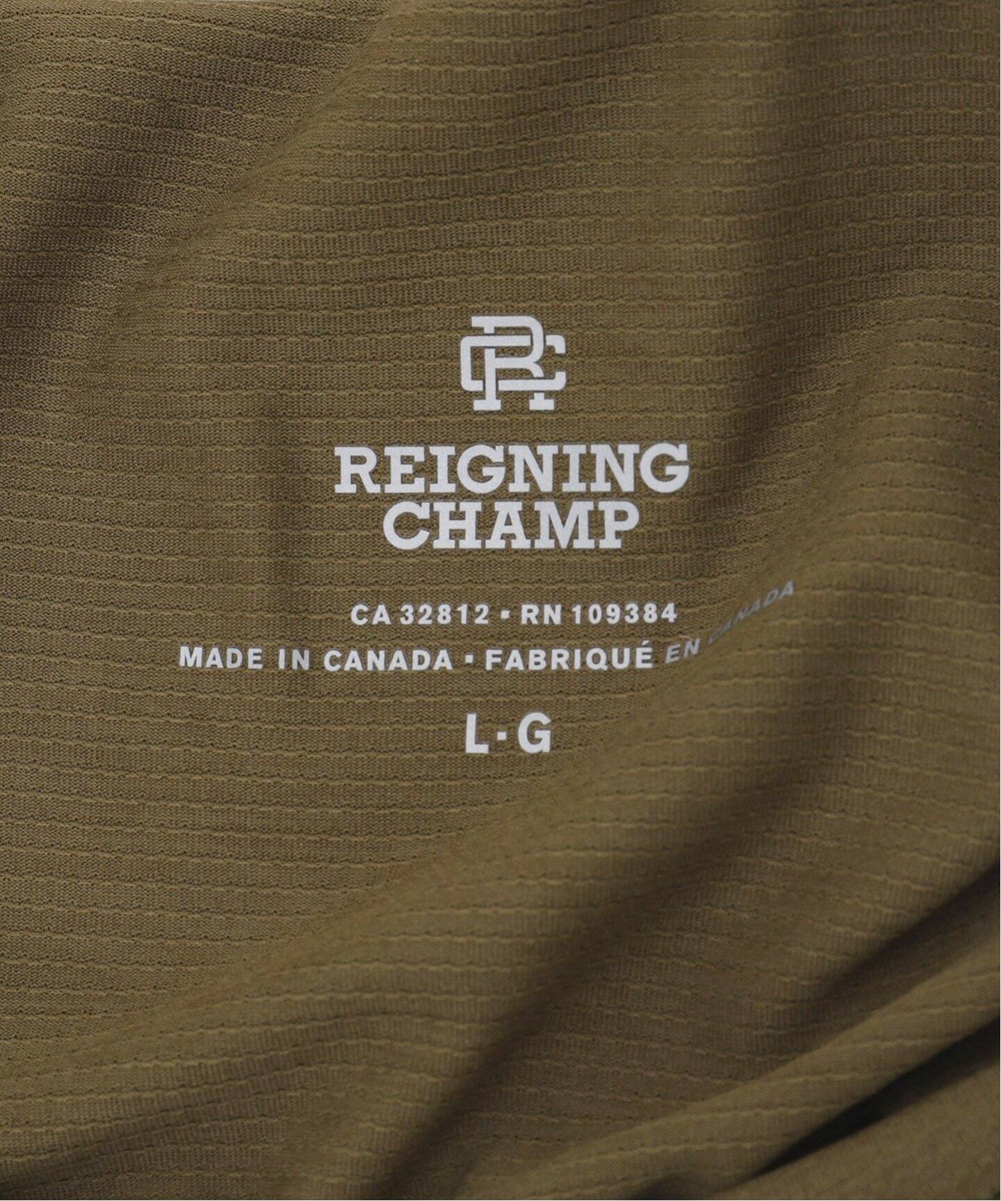 RH取扱【Reigning Champ】ロゴ DELTAPEAK 90 トレーニング・長袖 RH取扱【Reigning Champ】ロゴ DELTAPEAK 90 トレーニング・長袖