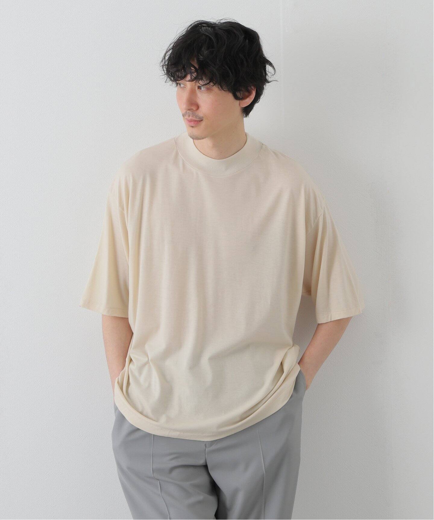 AURALEE / オーラリー】SUPER SOFT WOOL MOCK-NECK TEE（Tシャツ 