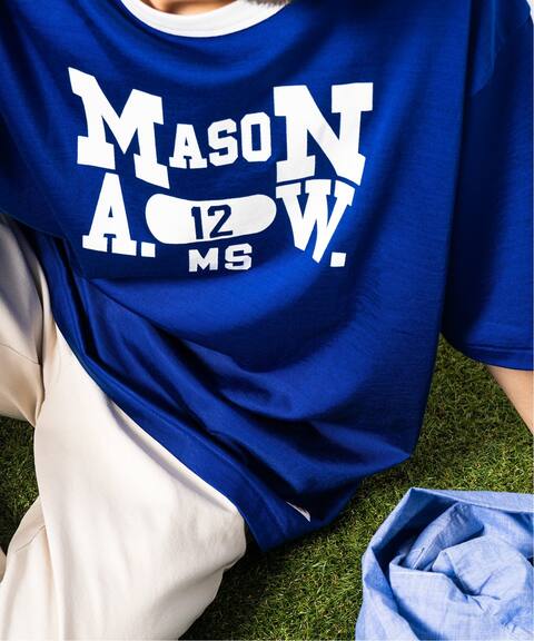 予約 Mason ロゴゲームtシャツ 417 Edifice フォーワンセブン エディフィス 公式のファッション通販 Baycrew S Store