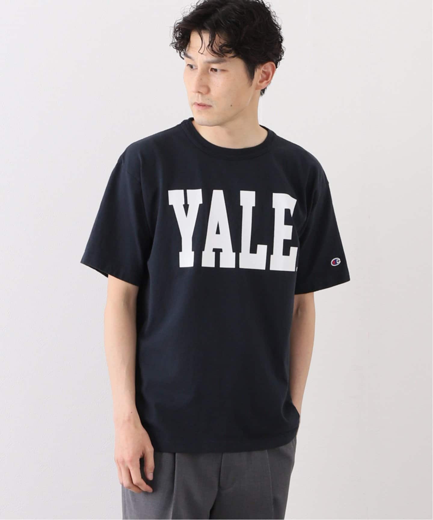 チャンピオン　YALE フットボールTシャツ CHAMPION / チャンピオン】 T-1011 YALE T-SHIRT（Tシャツ／カットソー