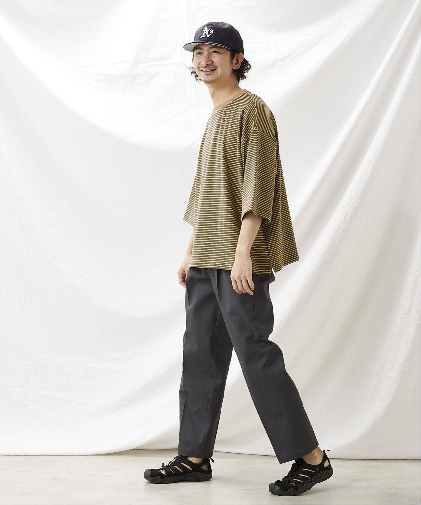 【タグ付き】ジャーナルスタンダードレリューム　APCボーダーTシャツ オーバーサイズ ボーダーTシャツ（Tシャツ／カットソー