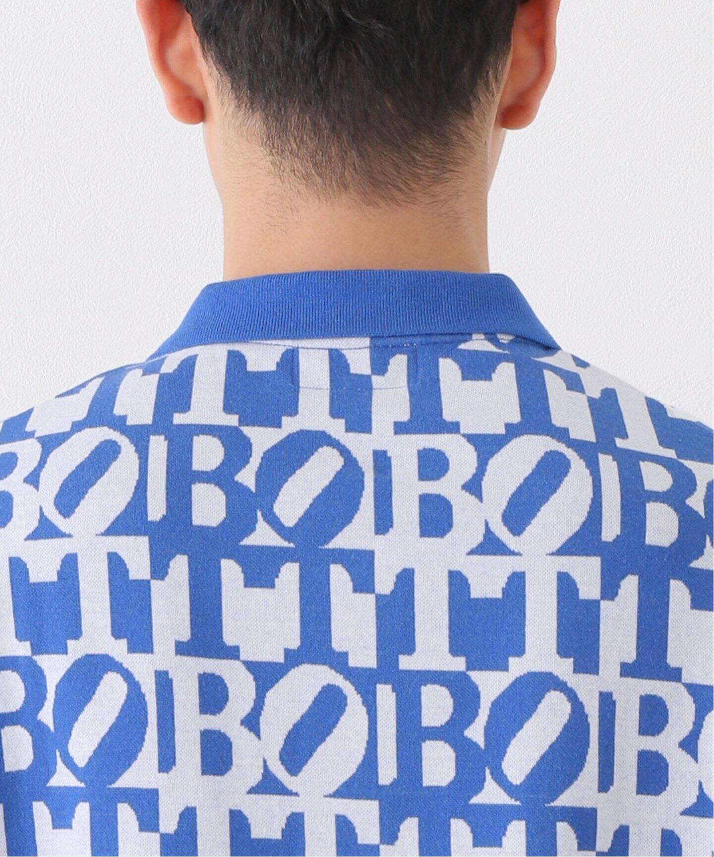 BoTT / ボット】Square Logo S/SL Jacquared ポロシャツ（ポロシャツ 