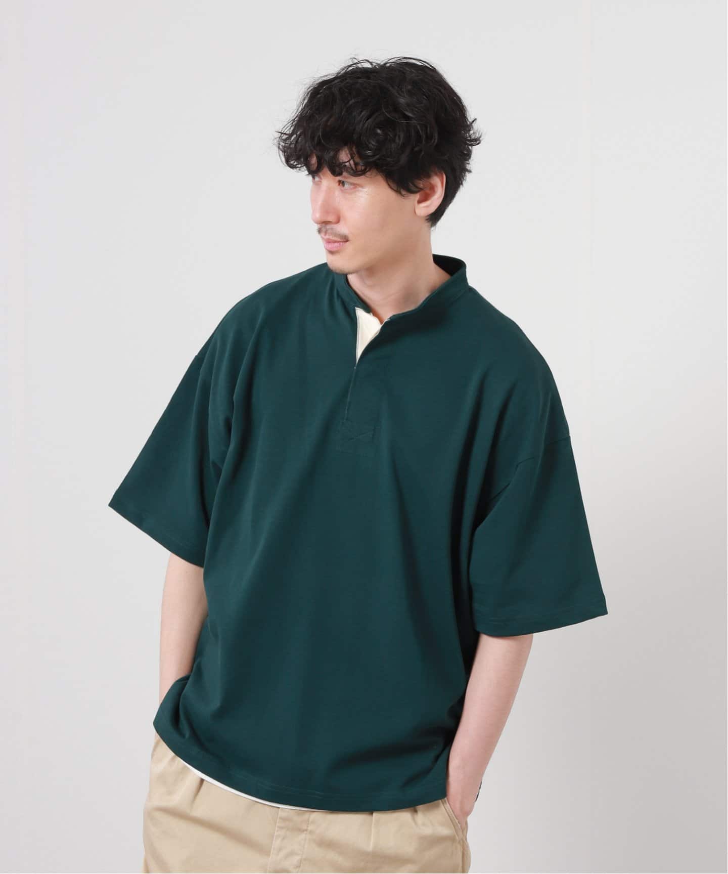 journal standardラガーシャツ 20/2 BD スタンド ラガー シャツ（Tシャツ／カットソー