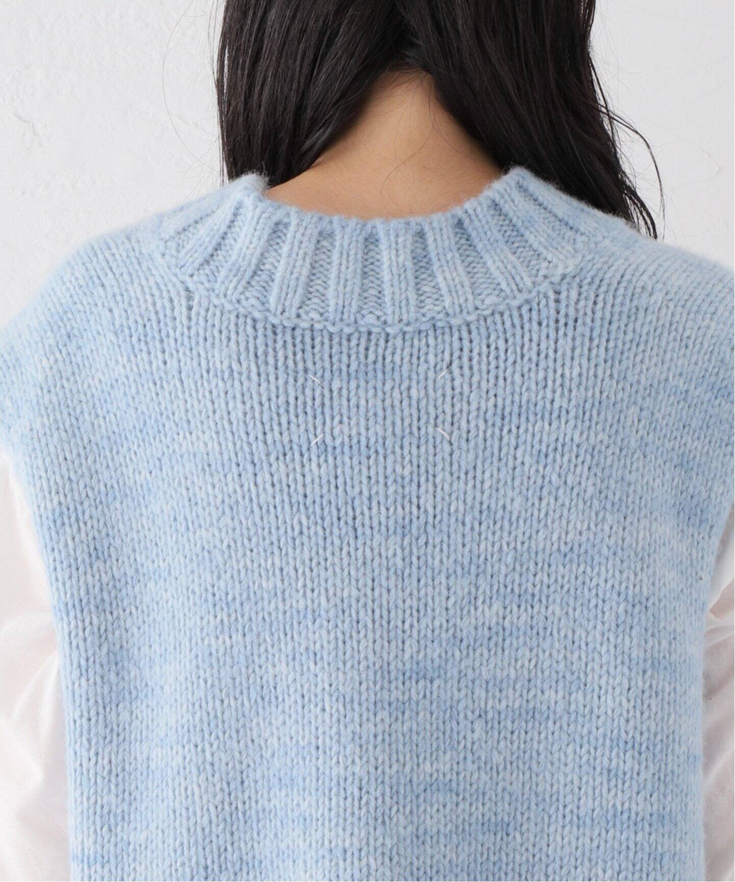 メゾンマルジェラ ケーブル編み ニットベスト（Maison Margiela/メゾン 