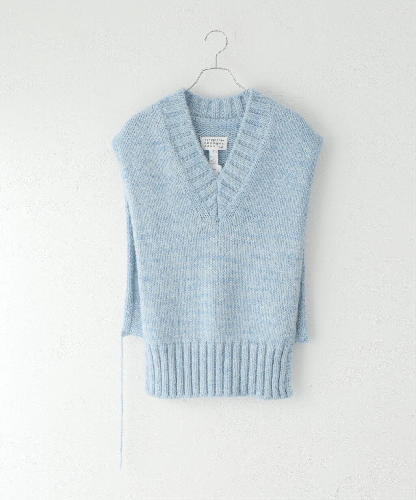 メゾンマルタンマルジェラドライバーズニットベストmargielaここのえ  