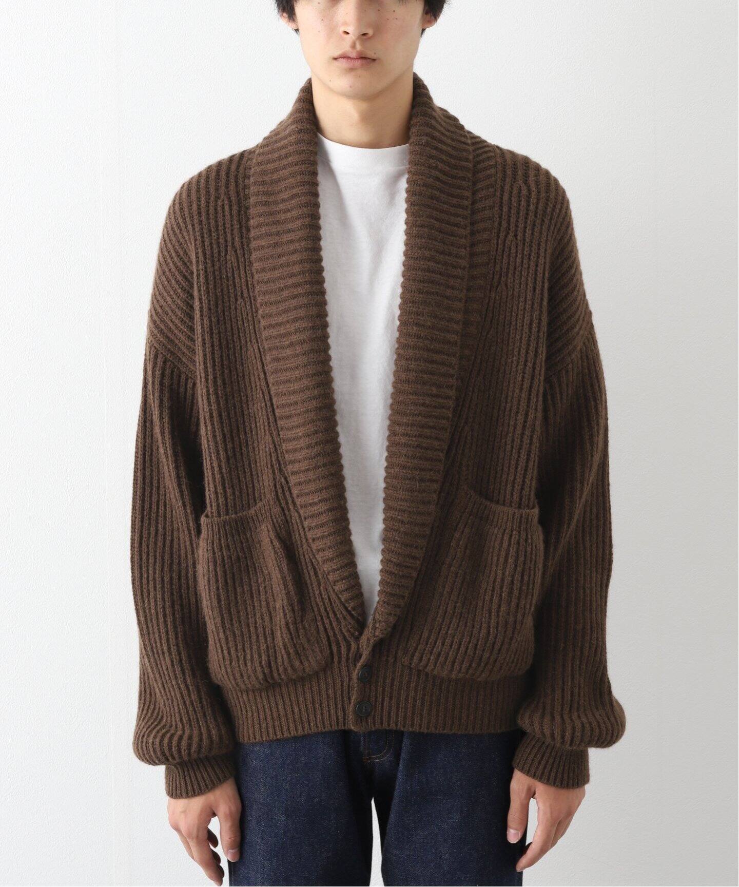 Cristaseya / クリスタセヤ】CAMEL OVERSIZED CARDIGAN（ニット  