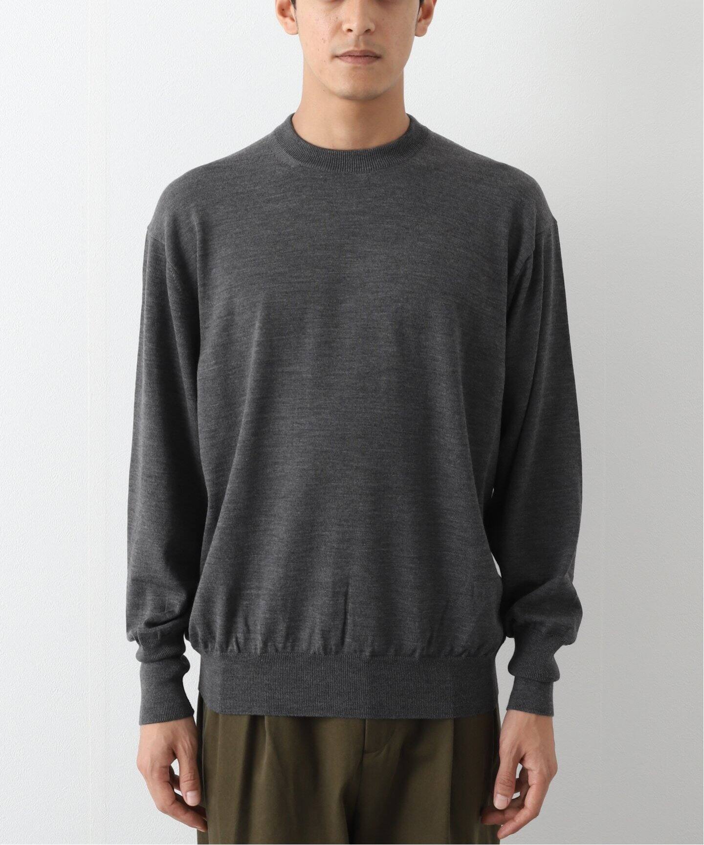 A.PRESSE/アプレッセ】L/S Knit T-Shirt（ニット／セーター）｜L 