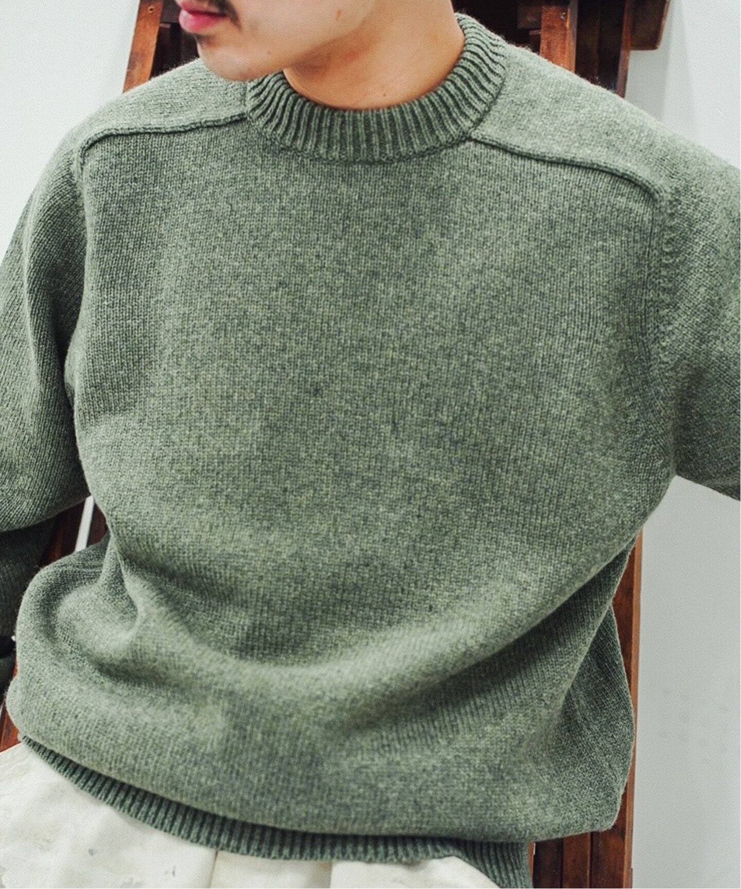 A.PRESSE/アプレッセ】Pullover Sweater（ニット／セーター）｜L 