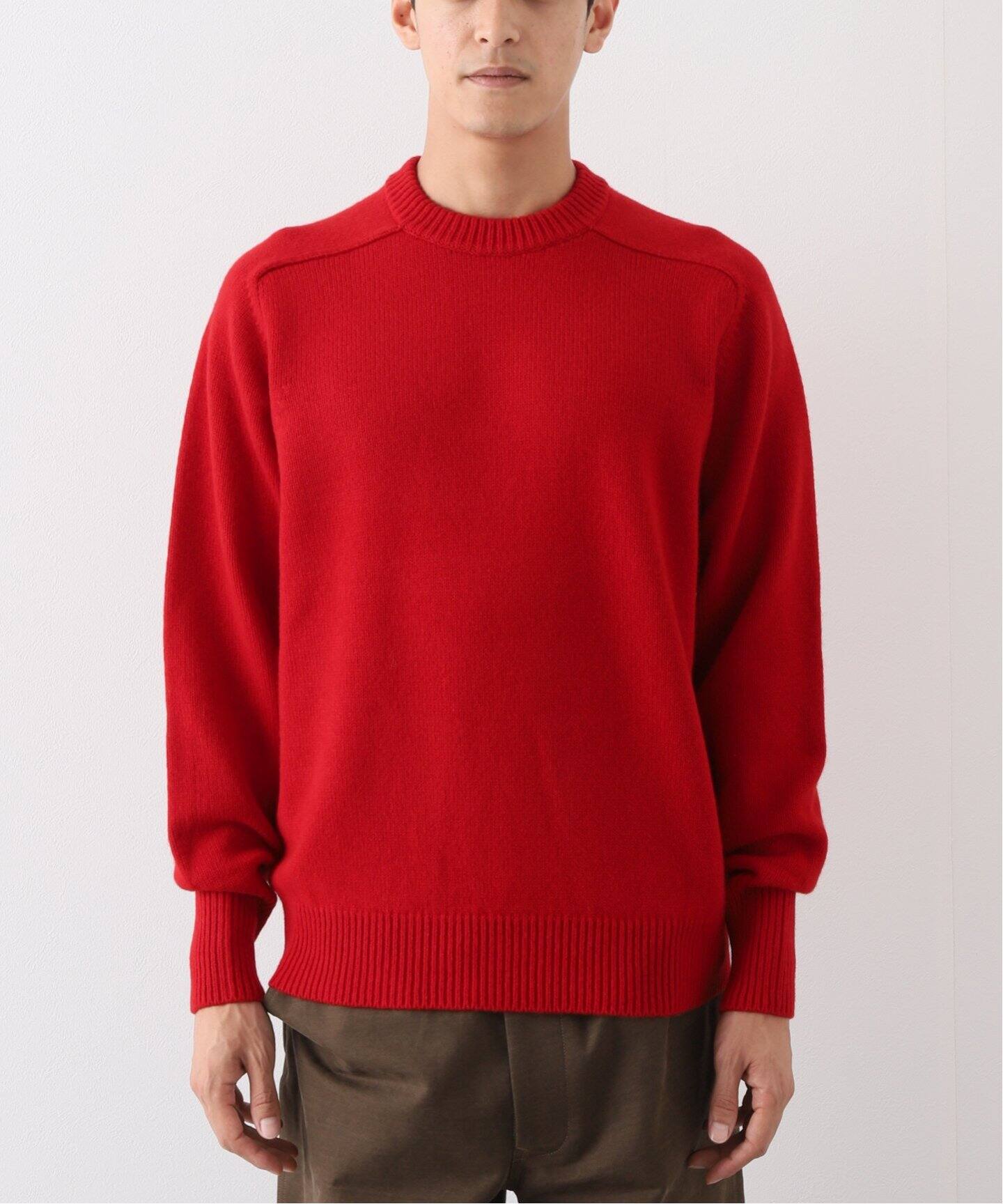 a.presse pullover sweater red | ヤマダウェブコム