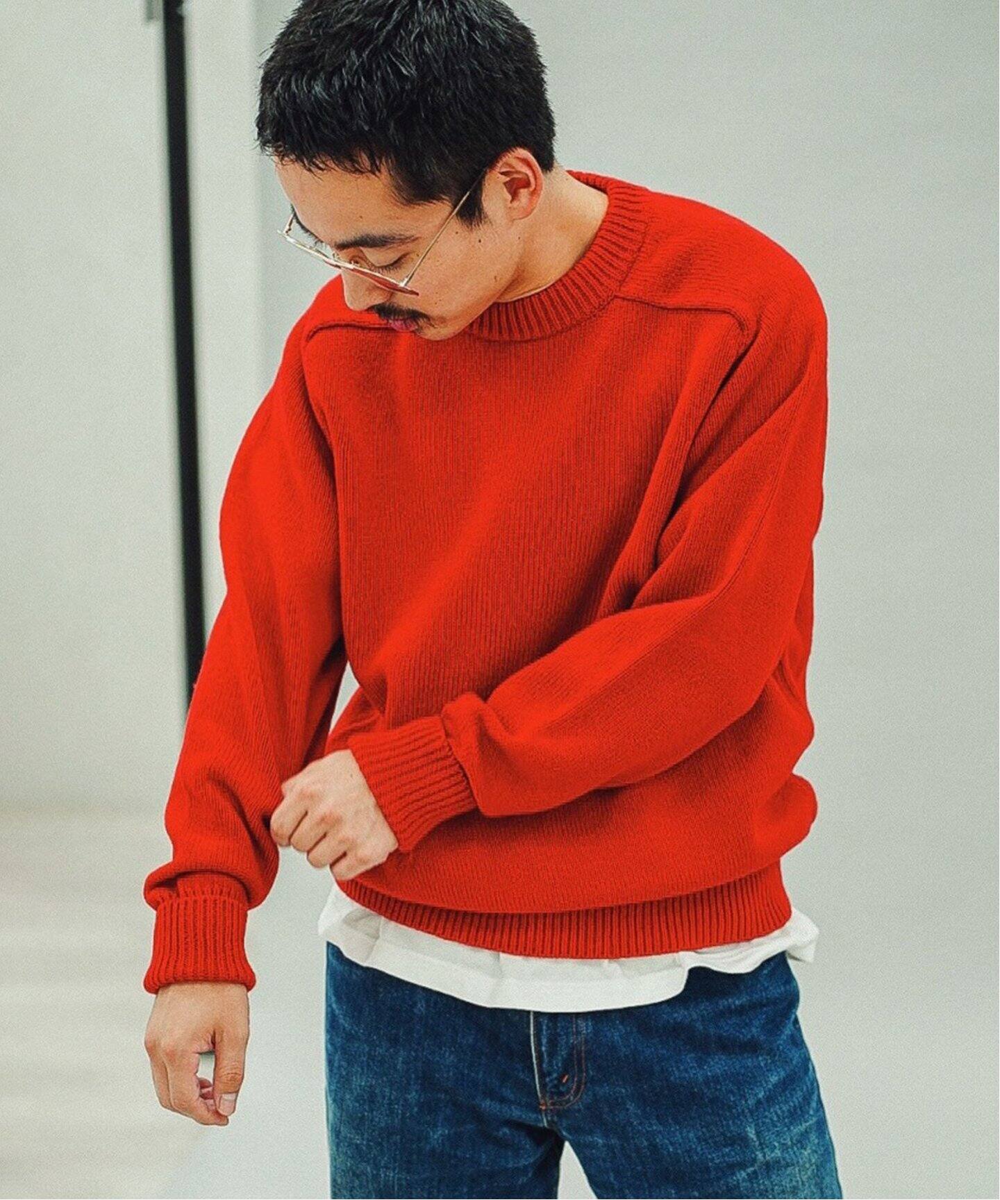 A.PRESSE/アプレッセ】Pullover Sweater（ニット／セーター）｜L 