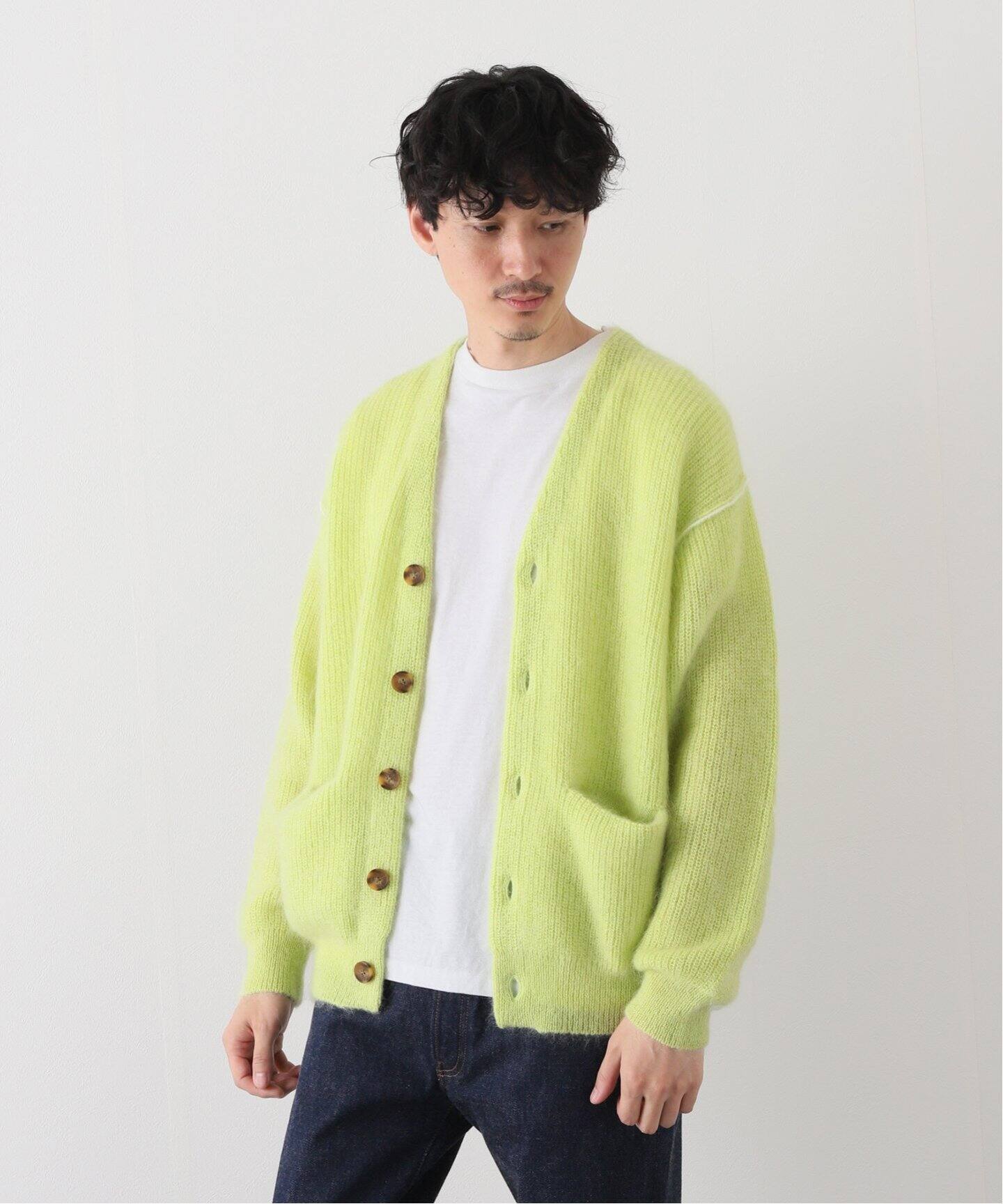 MEIAS / メイアス】SUPER KID MOHAIR MIX V CARDIGAN（ニット  
