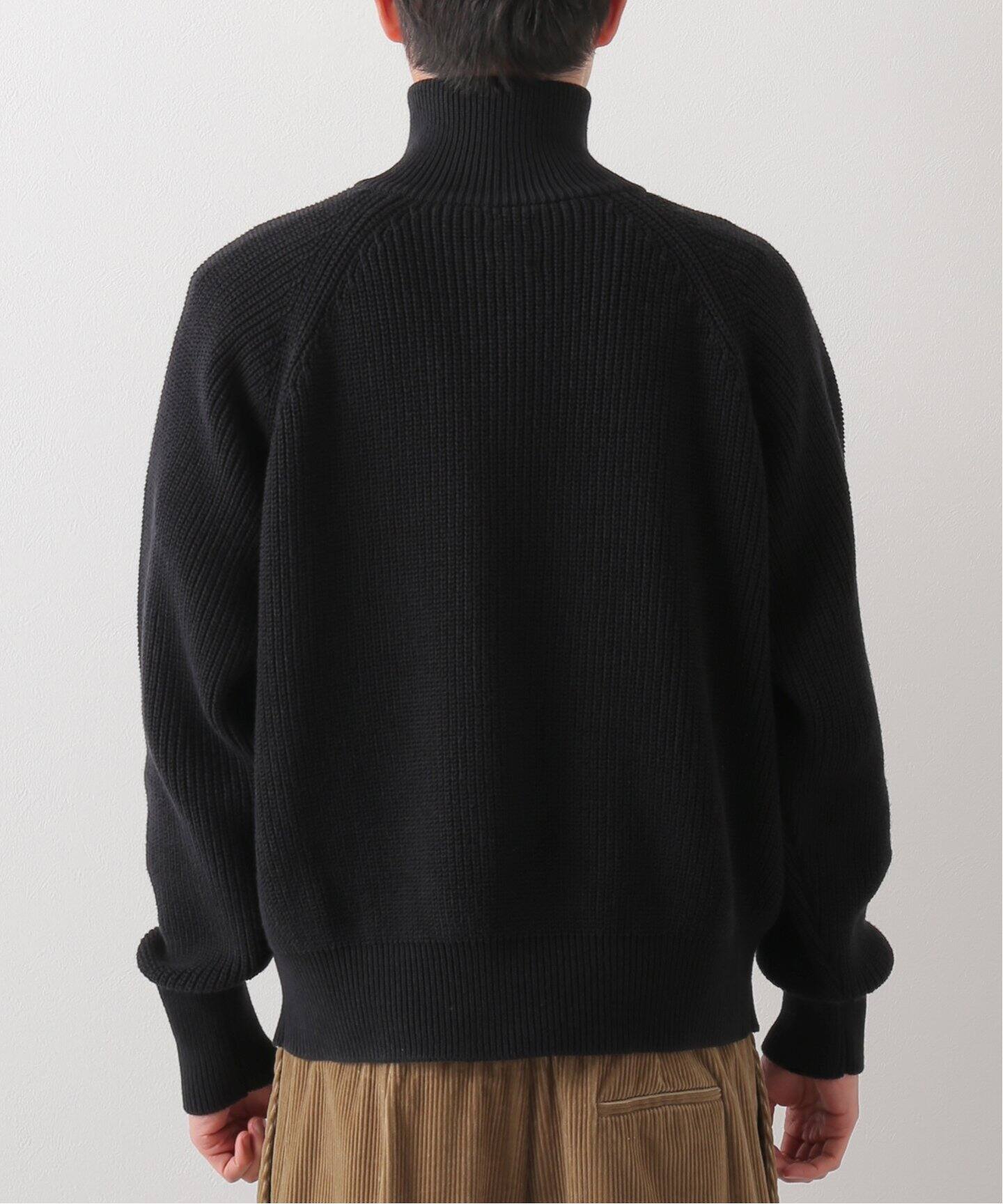 BATONER/バトナー】別注 Half Zip Ficsherman Knit（ニット／セーター 
