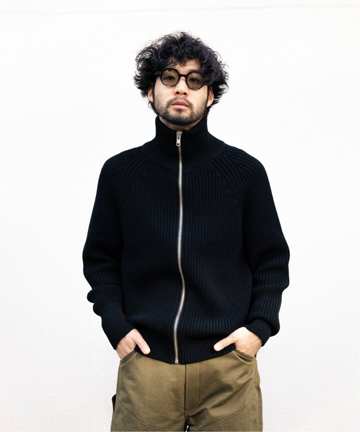 BATONER/バトナー】別注 Ficsherman Drivers Knit（ニット／セーター  