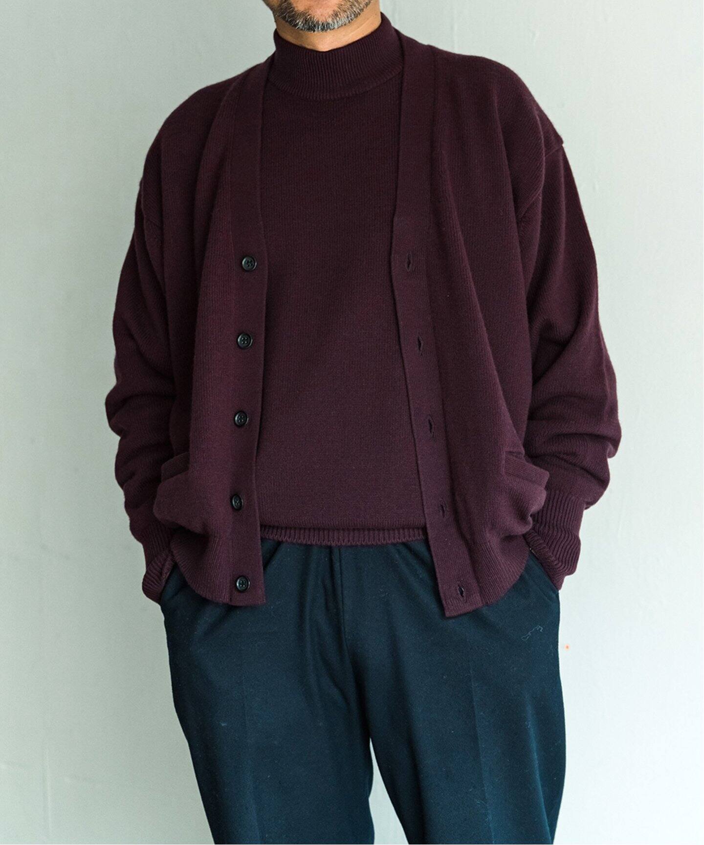 HERILL / ヘリル】別注 GC CARDIGAN（ニット／セーター）｜L