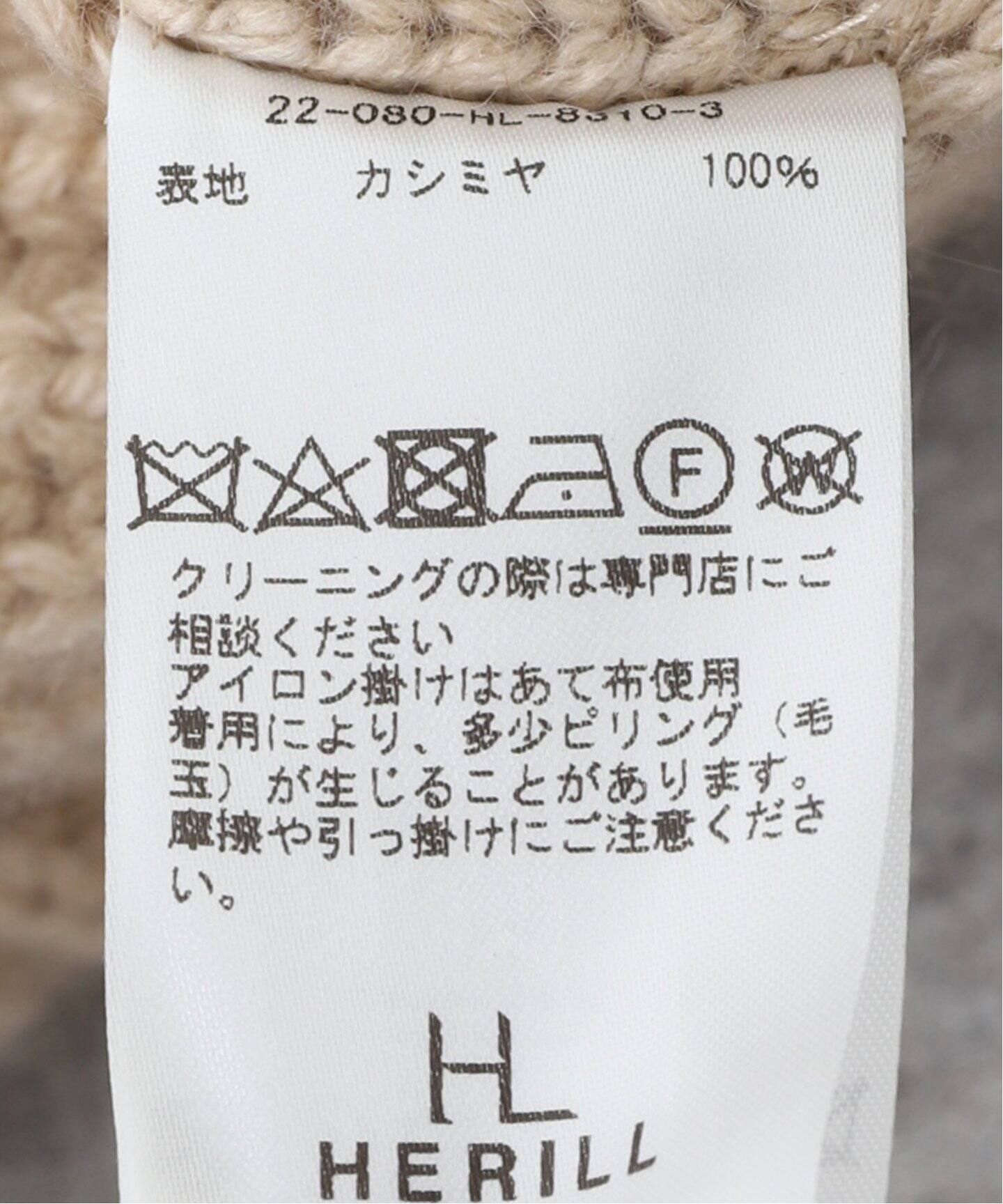 herill へリル カシミアデニムpコート サイズ3 HERILL(ヘリル)の公式