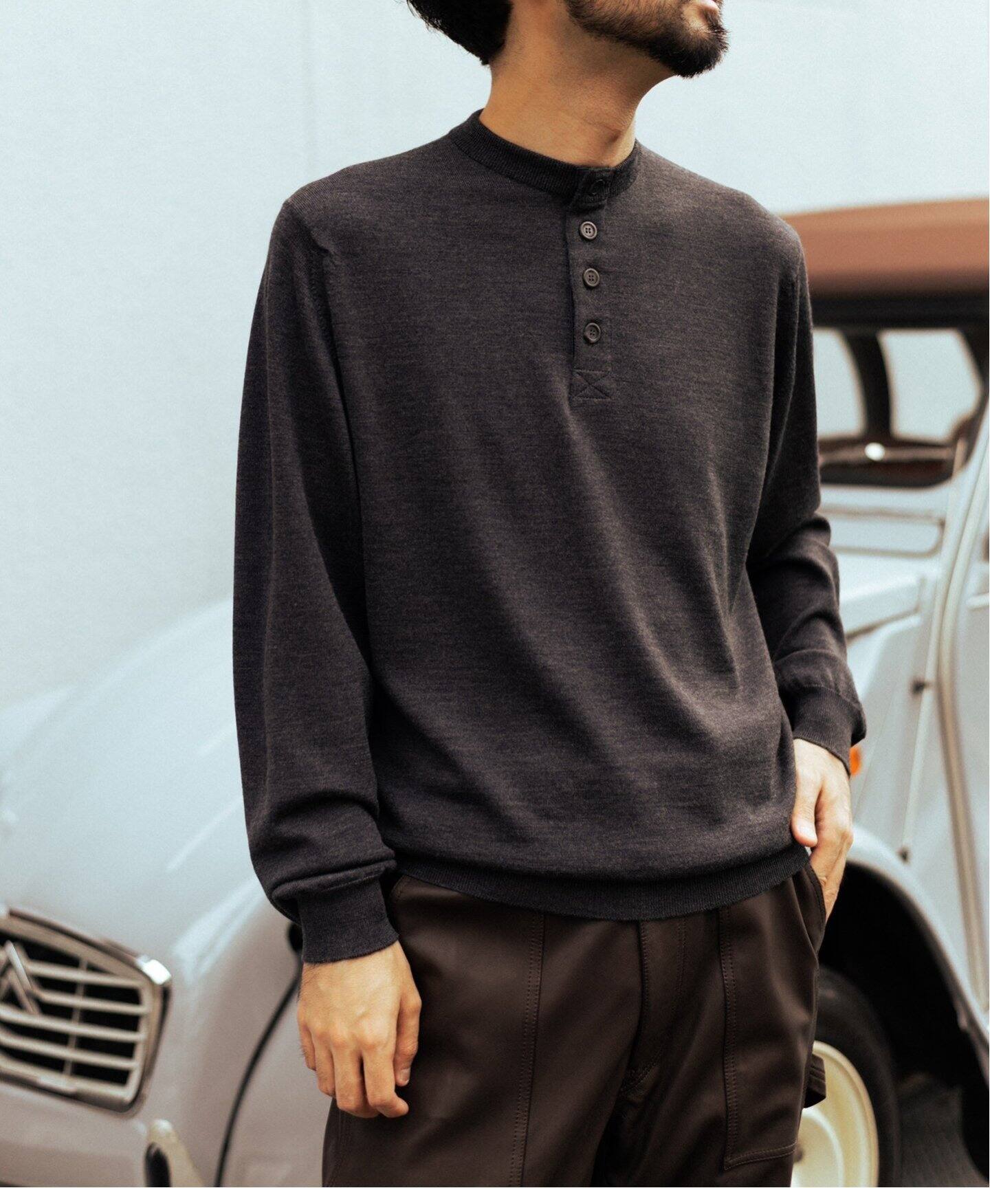 JOHN SMEDLEY / ジョンスメドレー】別注 WELLER（ニット／セーター 