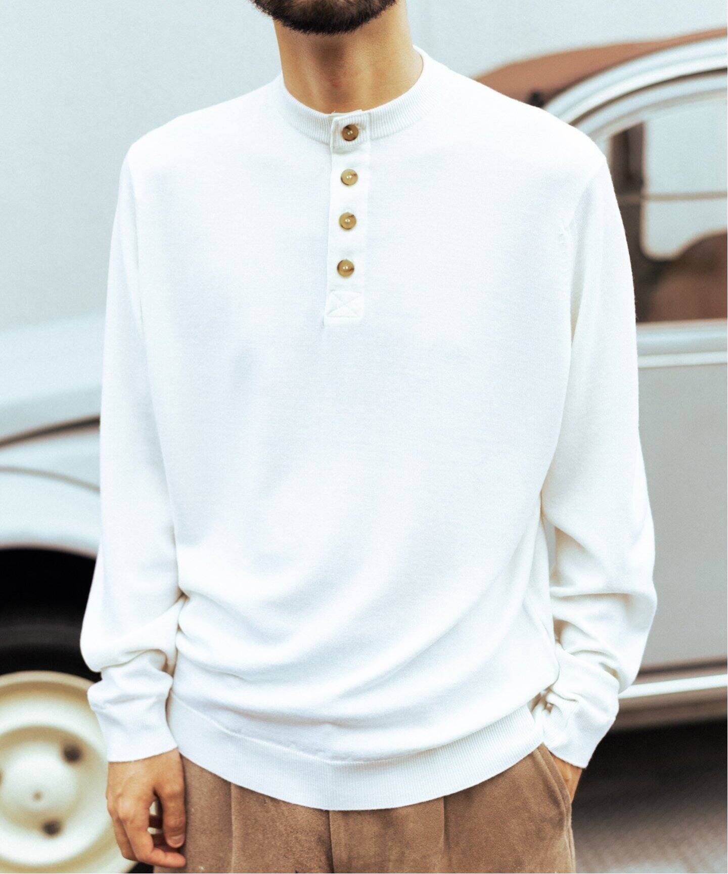 JOHN SMEDLEY / ジョンスメドレー】別注 WELLER（ニット／セーター 