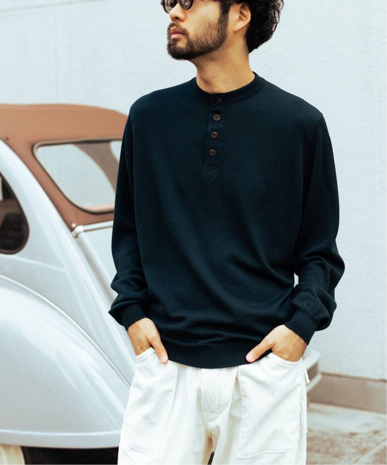 JOHN SMEDLEY / ジョンスメドレー】別注 WELLER（ニット／セーター 