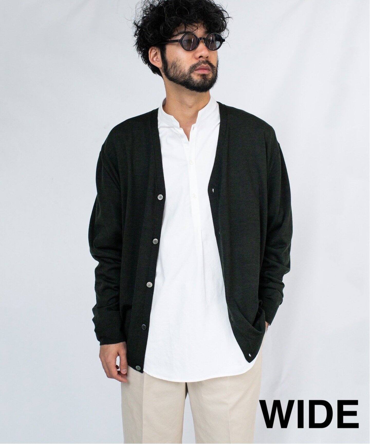 LE / エルイー】16G WIDE CARDIGAN（ニット／セーター）｜L