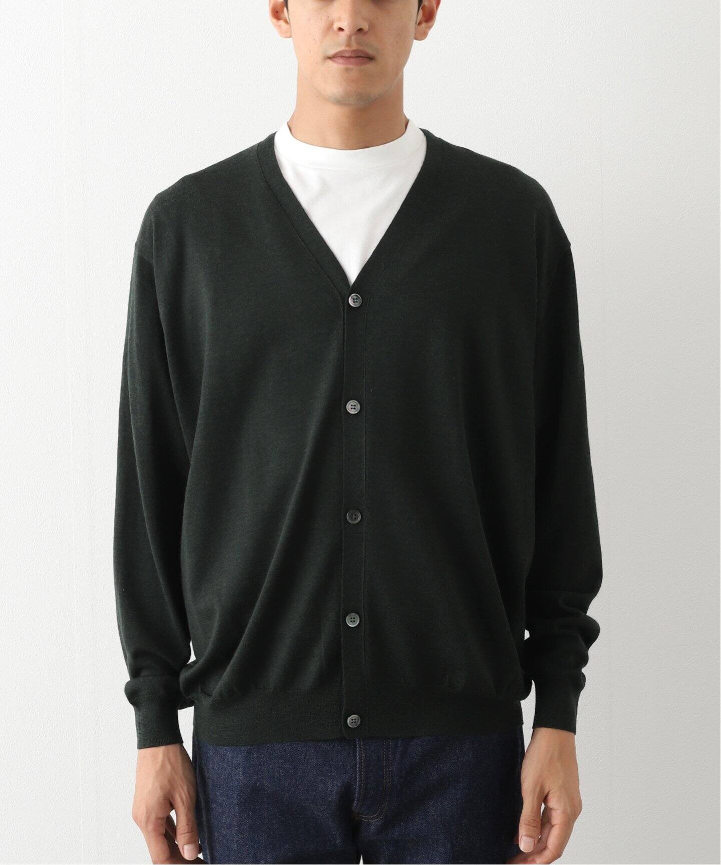 LE / エルイー】16G WIDE CARDIGAN（ニット／セーター）｜L