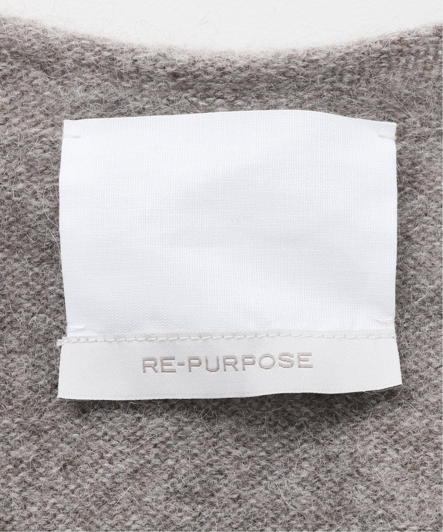 RE-PURPOSE / リパーパス】Yak ヤク カーディガン（ニット／セーター