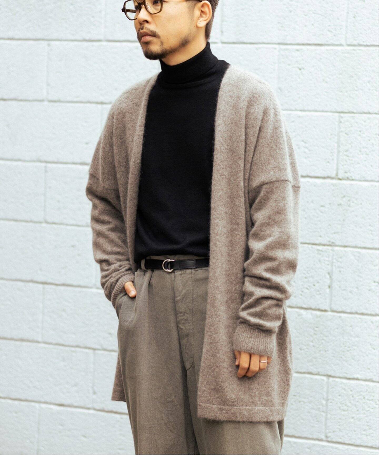 RE-PURPOSE / リパーパス】Yak ヤク カーディガン（ニット／セーター  