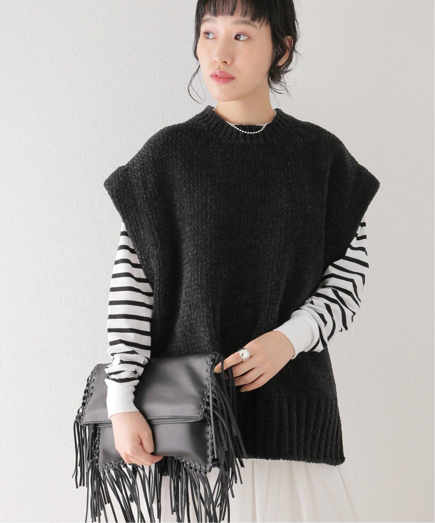 ATON / エイトン】WOOL MOLE CREW NECK VEST（ベスト）｜BOICE FROM 