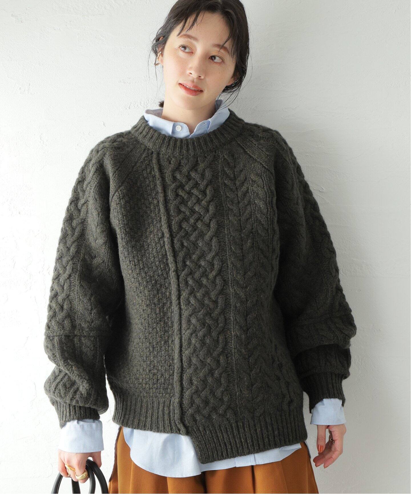 Shinzone / シンゾーン】LINK CABLE KNIT（ニット／セーター）｜BOICE 