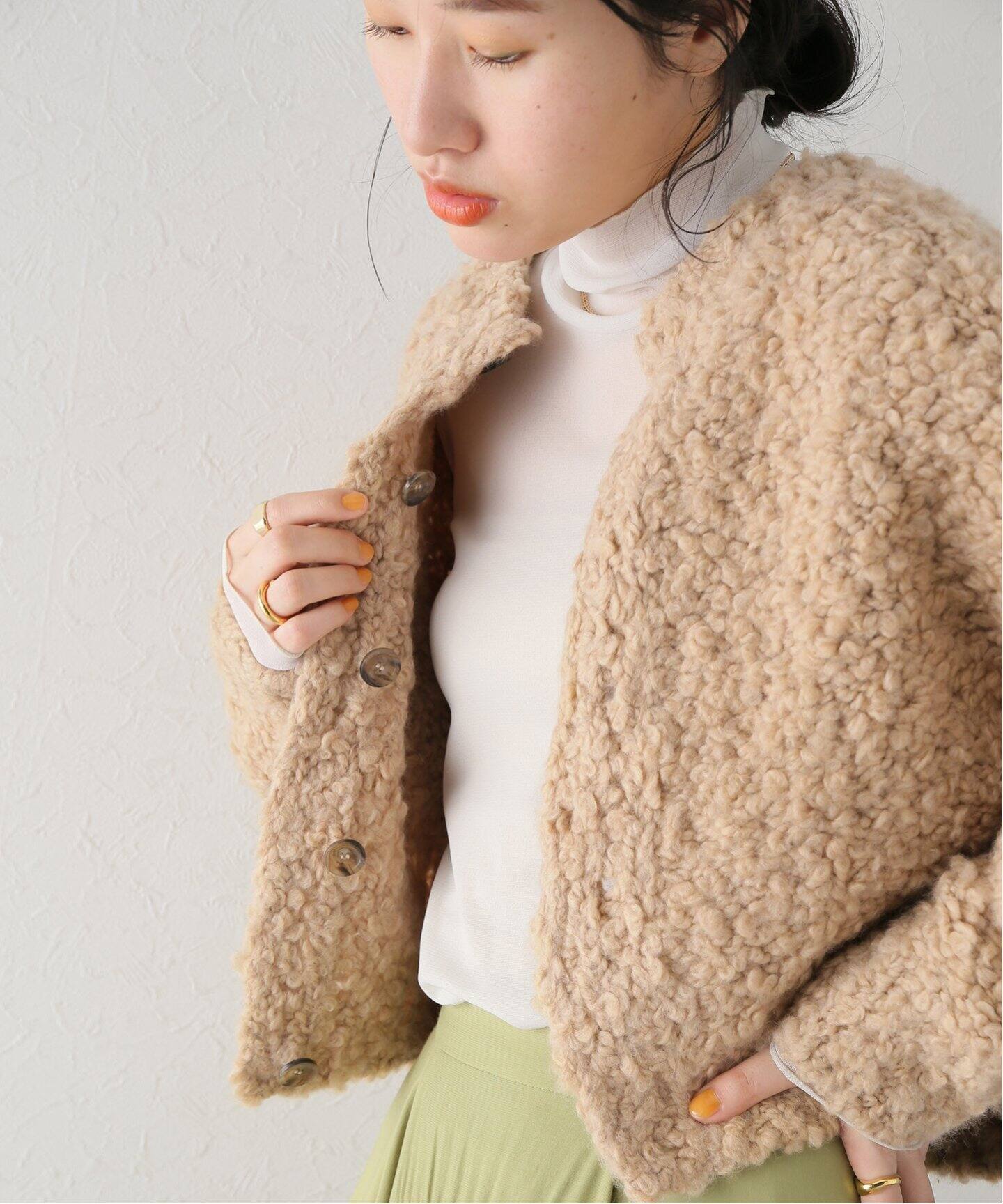 CLANE / クラネ】TEDDY BEAR HAND KNIT TOPS（カーディガン）｜BOICE 