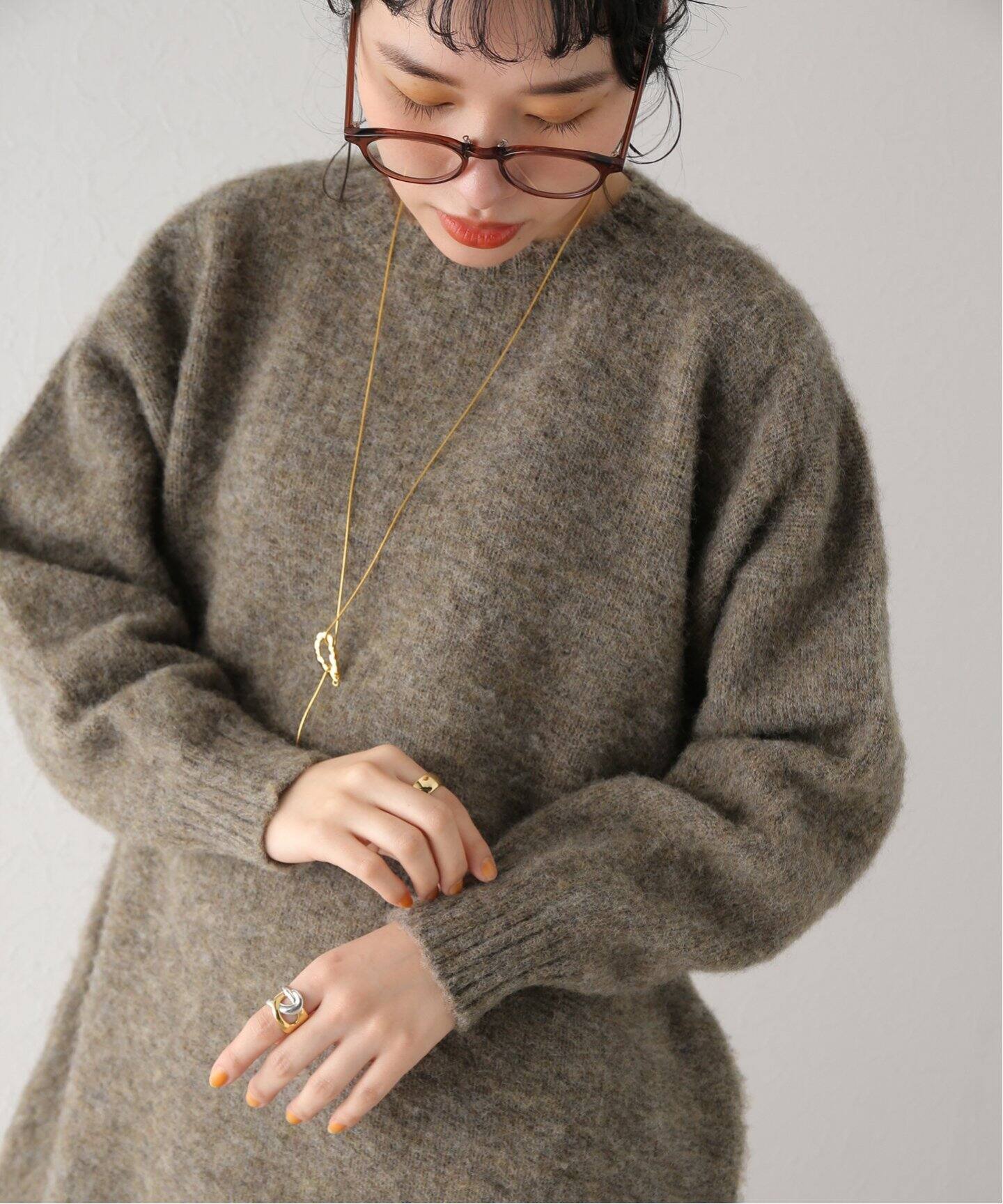 SHETLAND WOOLLEN CO / シェットランドウーレンコー】SHAGGY BIG C/N 