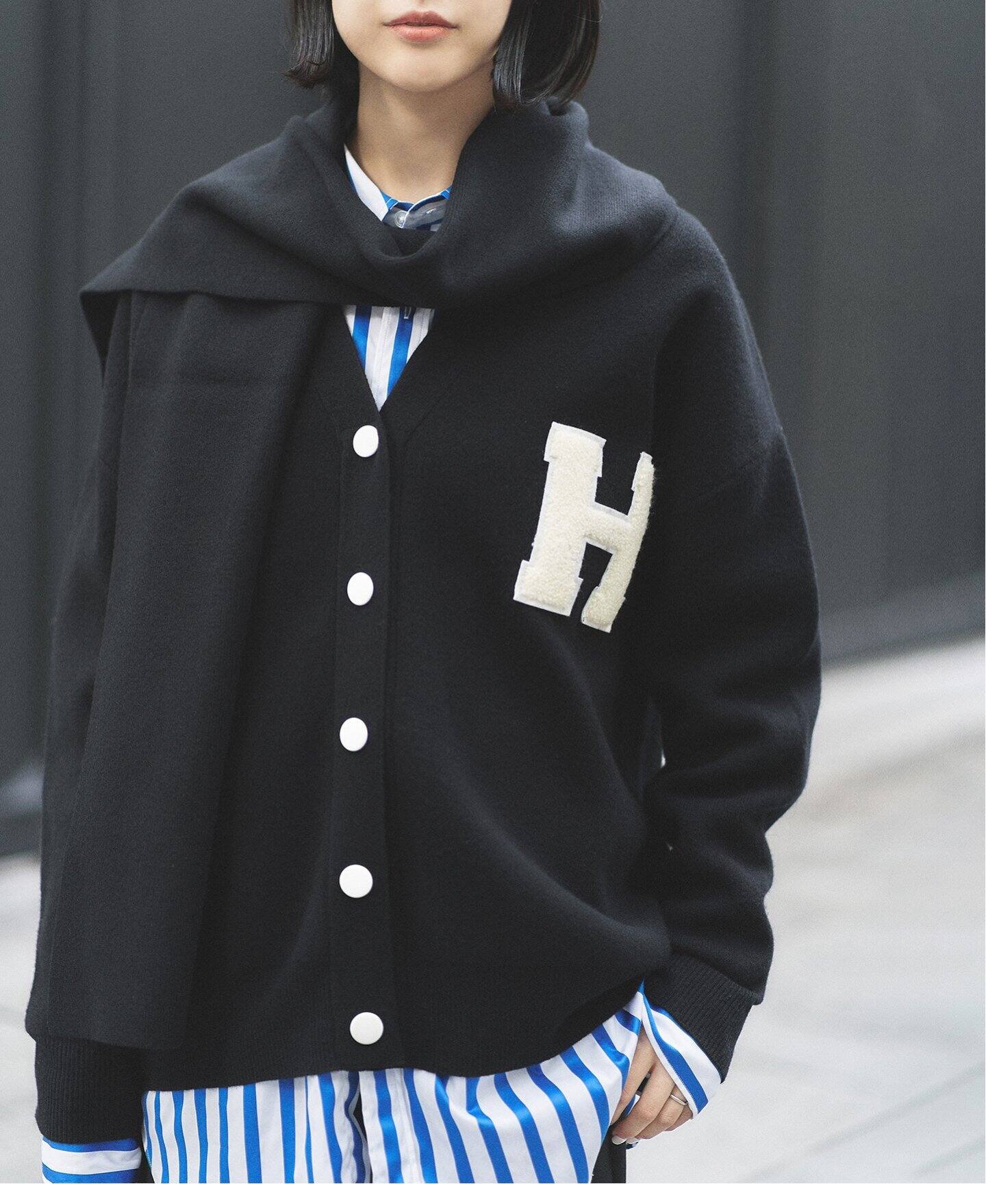 ウールスムースワッペンカーディガン2（ニット／セーター）｜HARDY  