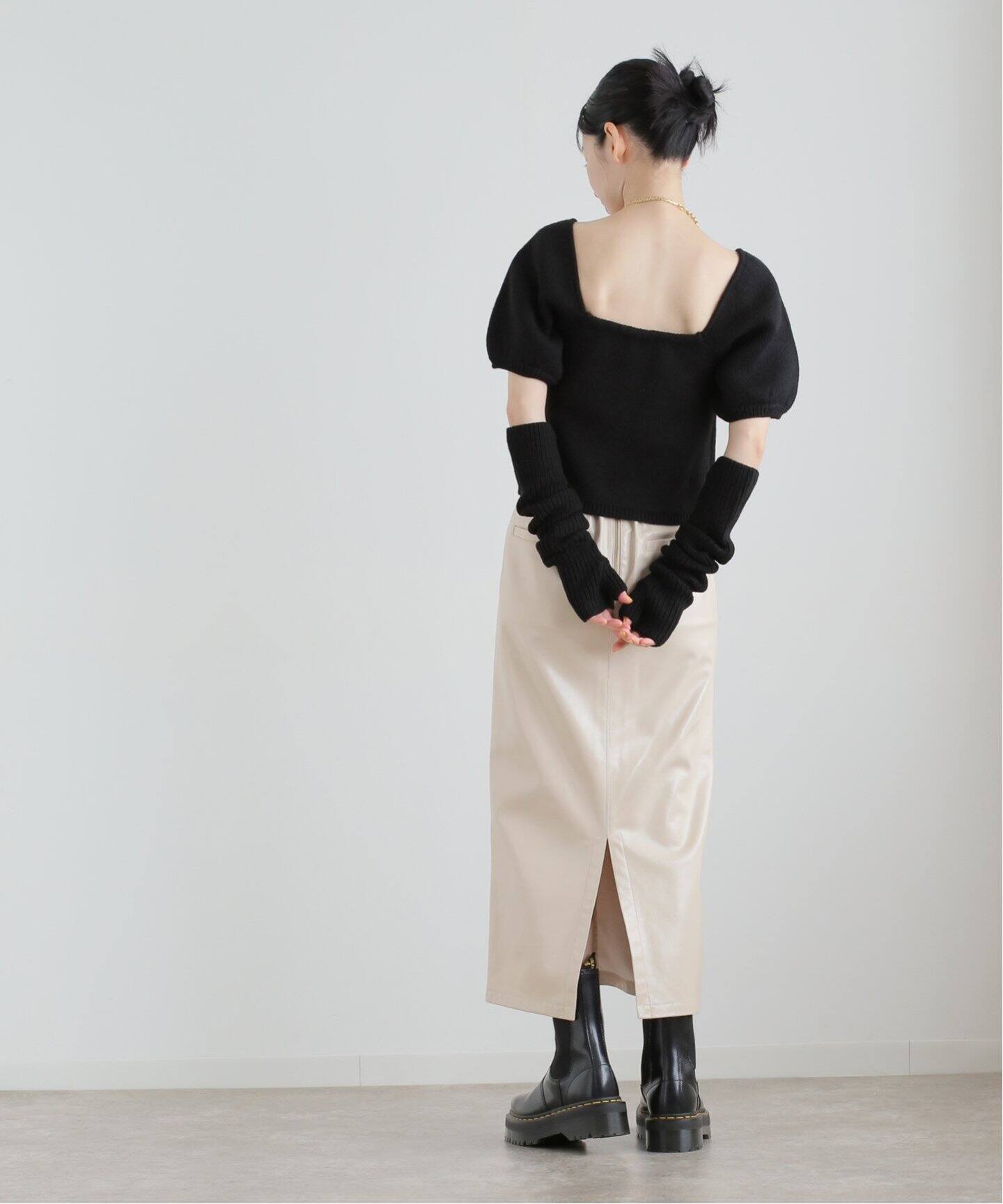 U by SPICK&SPAN パフスリーブニット&アームカバー新品 U by SPICK&SPAN パフスリーブニット&アームカバー新品 - メルカリ