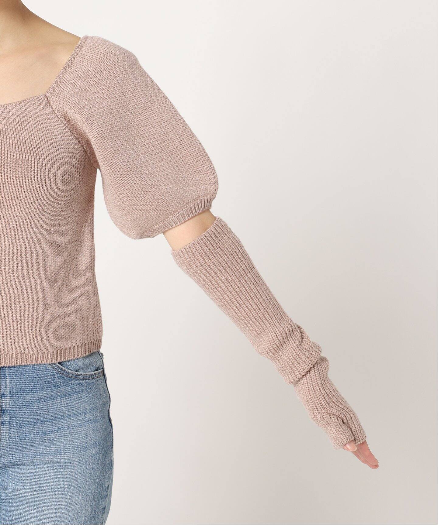 U by SPICK&SPAN パフスリーブニット&アームカバー新品 U by SPICK&SPAN パフスリーブニット&アームカバー新品 - メルカリ