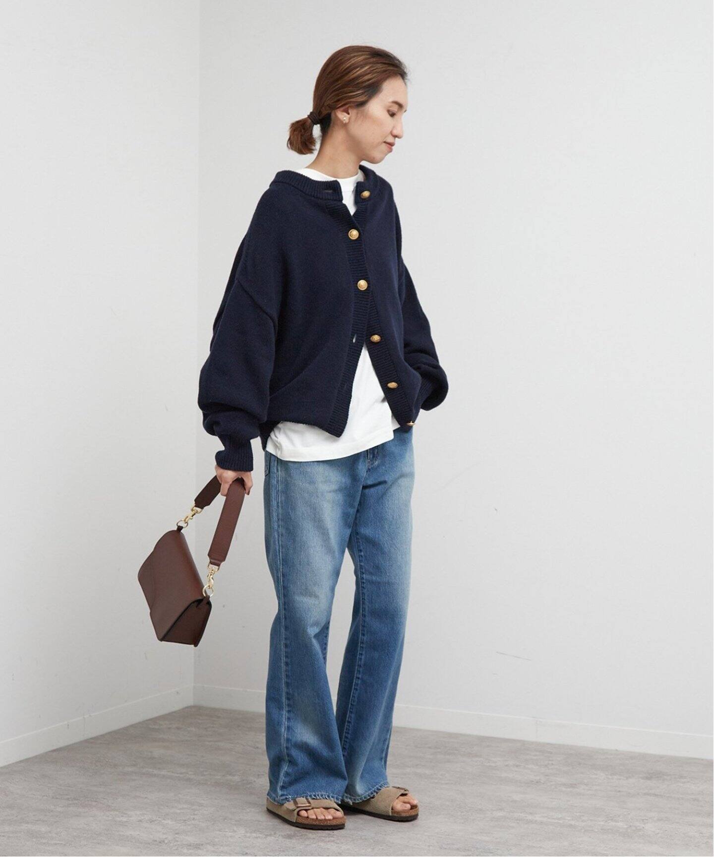 ≪追加≫2WAY金ボタンカーディガン2（カーディガン）｜FRAMeWORK  