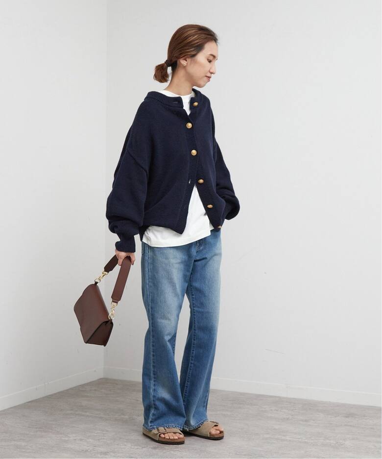 ≪追加≫2WAY金ボタンカーディガン2（カーディガン）｜FRAMeWORK  