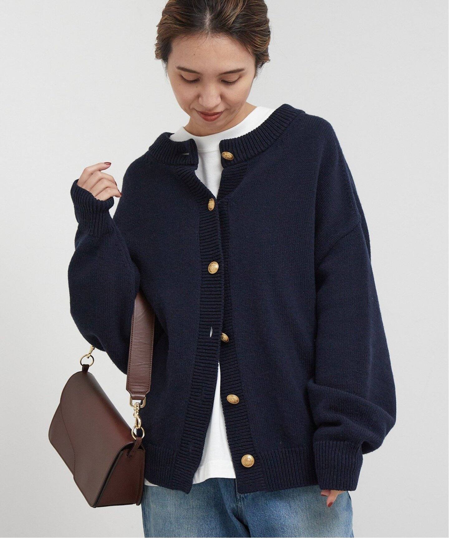 ≪追加≫2WAY金ボタンカーディガン2（カーディガン）｜FRAMeWORK  