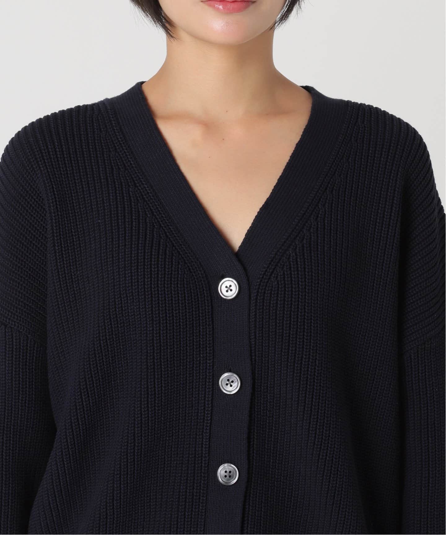 畦Vネックカーディガン（カーディガン）｜FRAMeWORK（フレームワーク