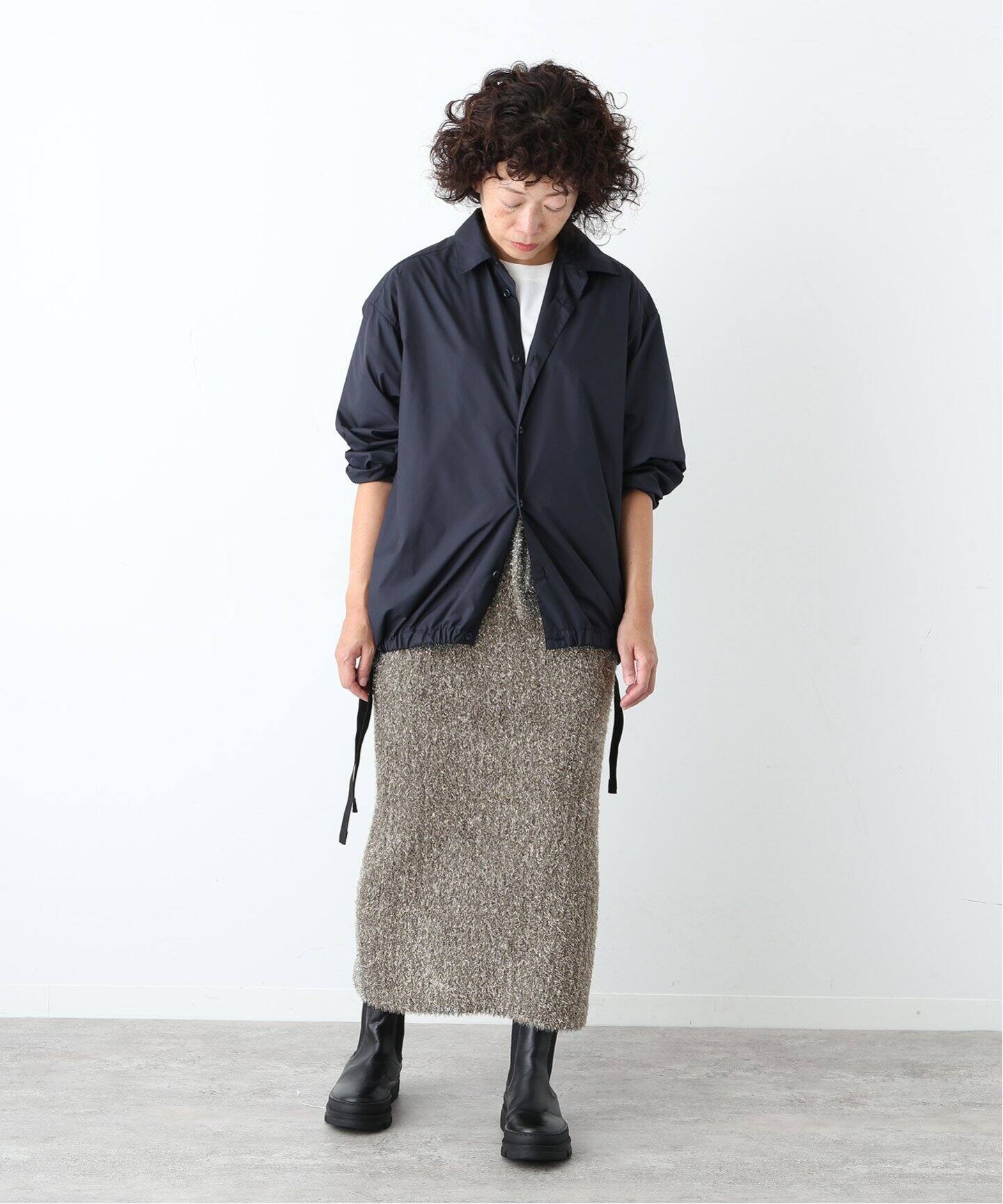 WONDER ラメリブスカート（ロング・マキシ丈スカート）｜CALMER（カル  