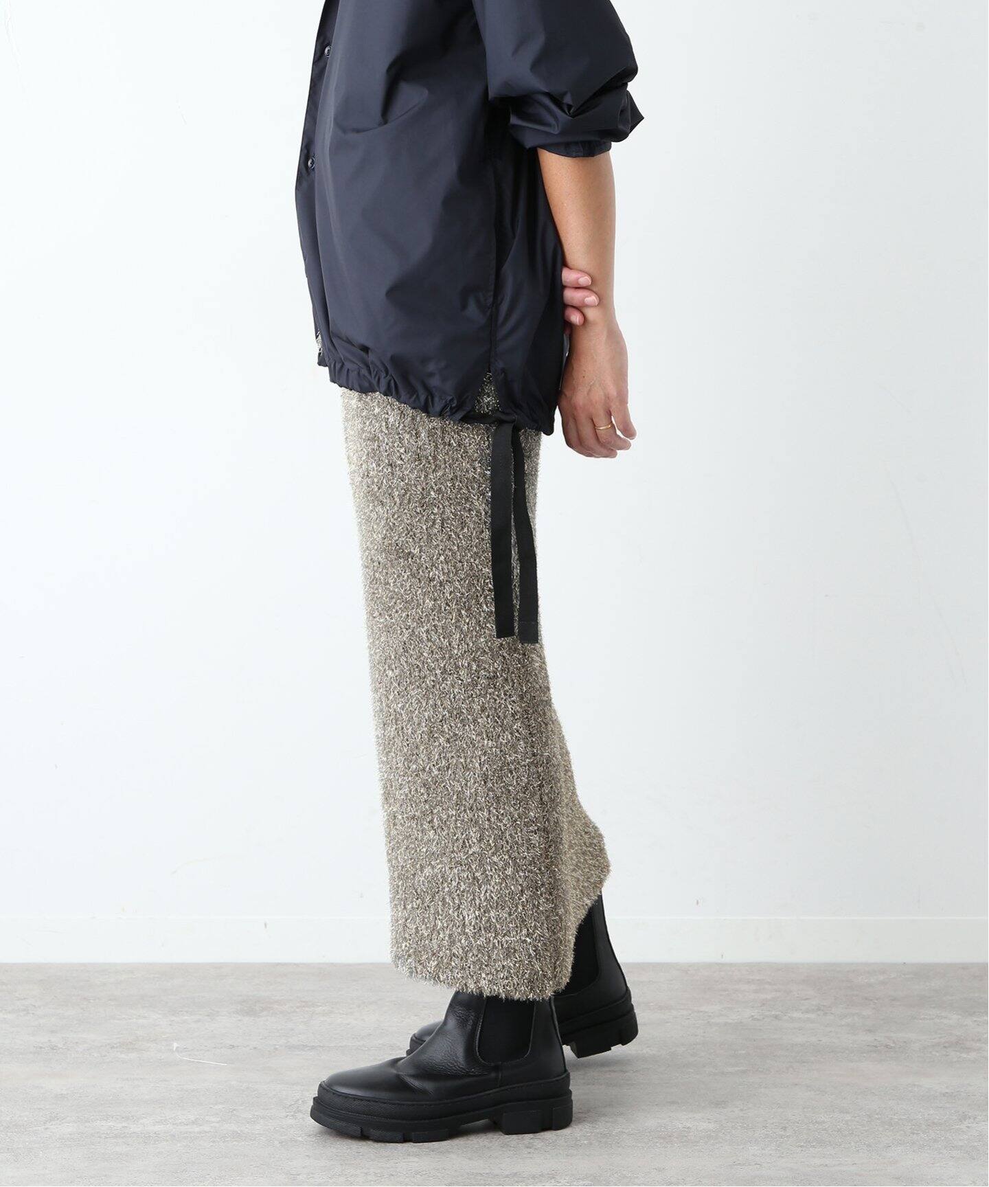 WONDER ラメリブスカート（ロング・マキシ丈スカート）｜CALMER（カル  