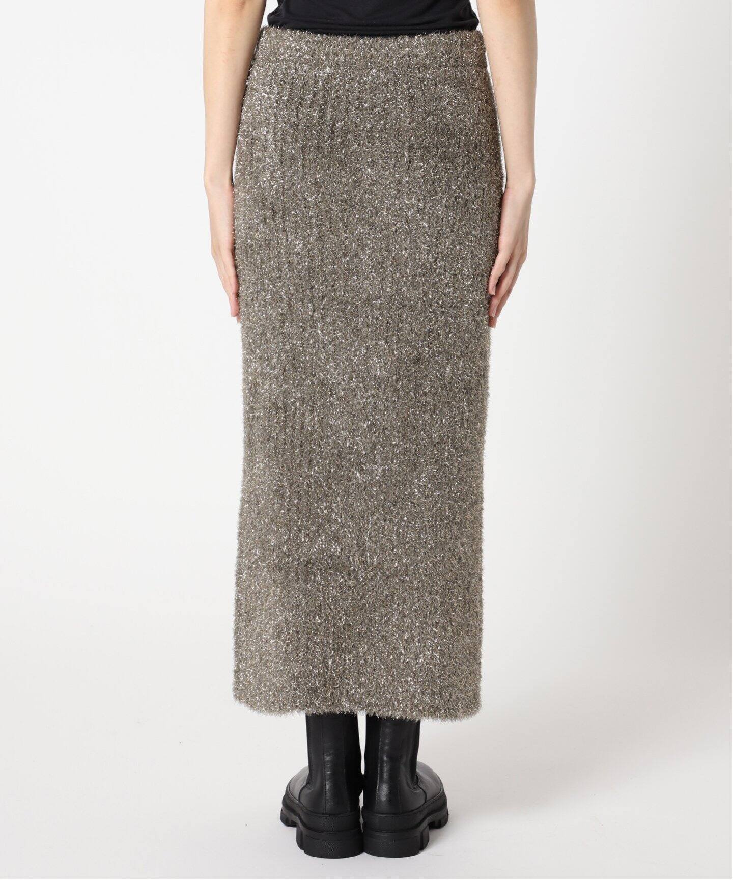 WONDER ラメリブスカート（ロング・マキシ丈スカート）｜CALMER（カル  