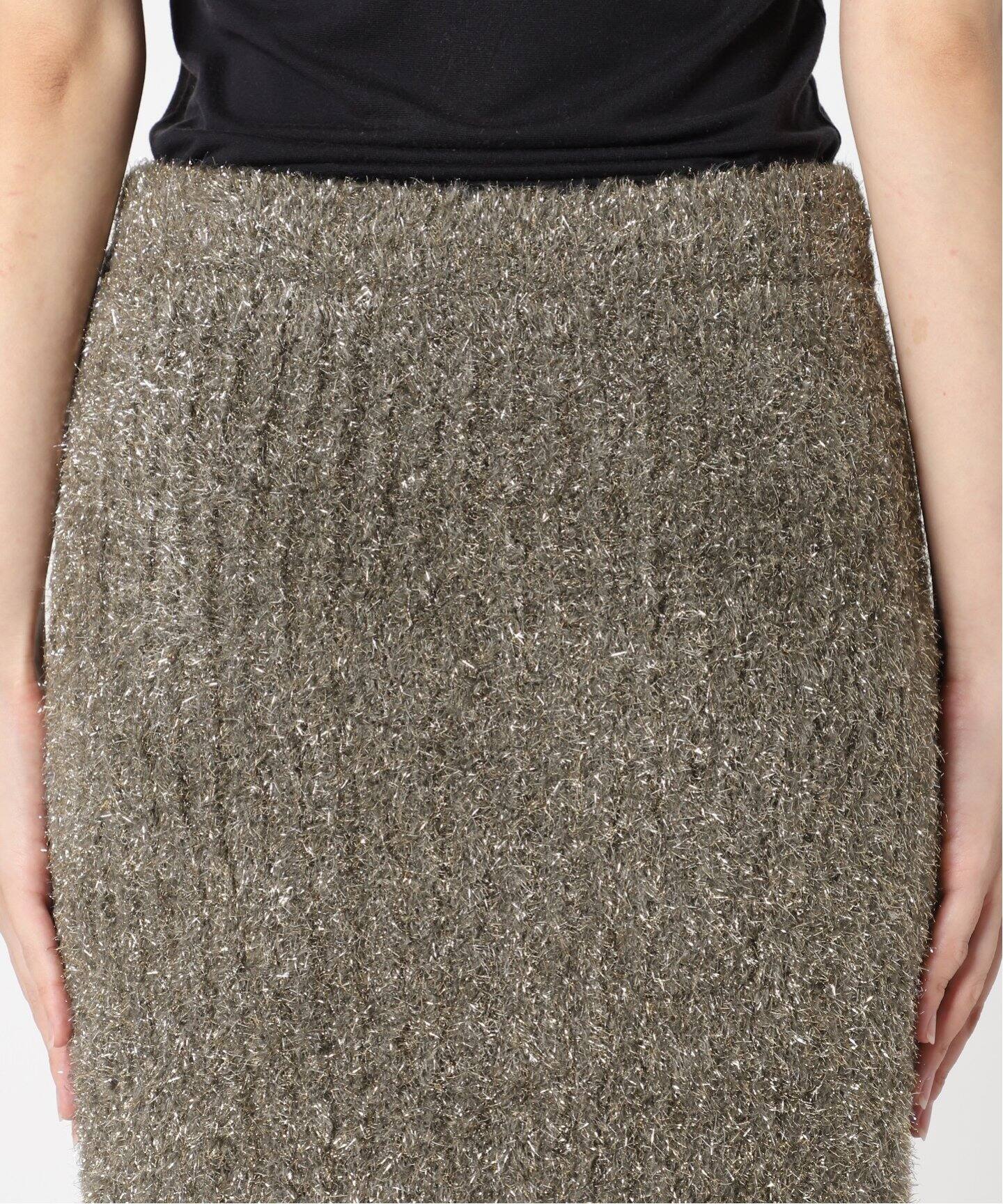 WONDER ラメリブスカート（ロング・マキシ丈スカート）｜CALMER（カル  