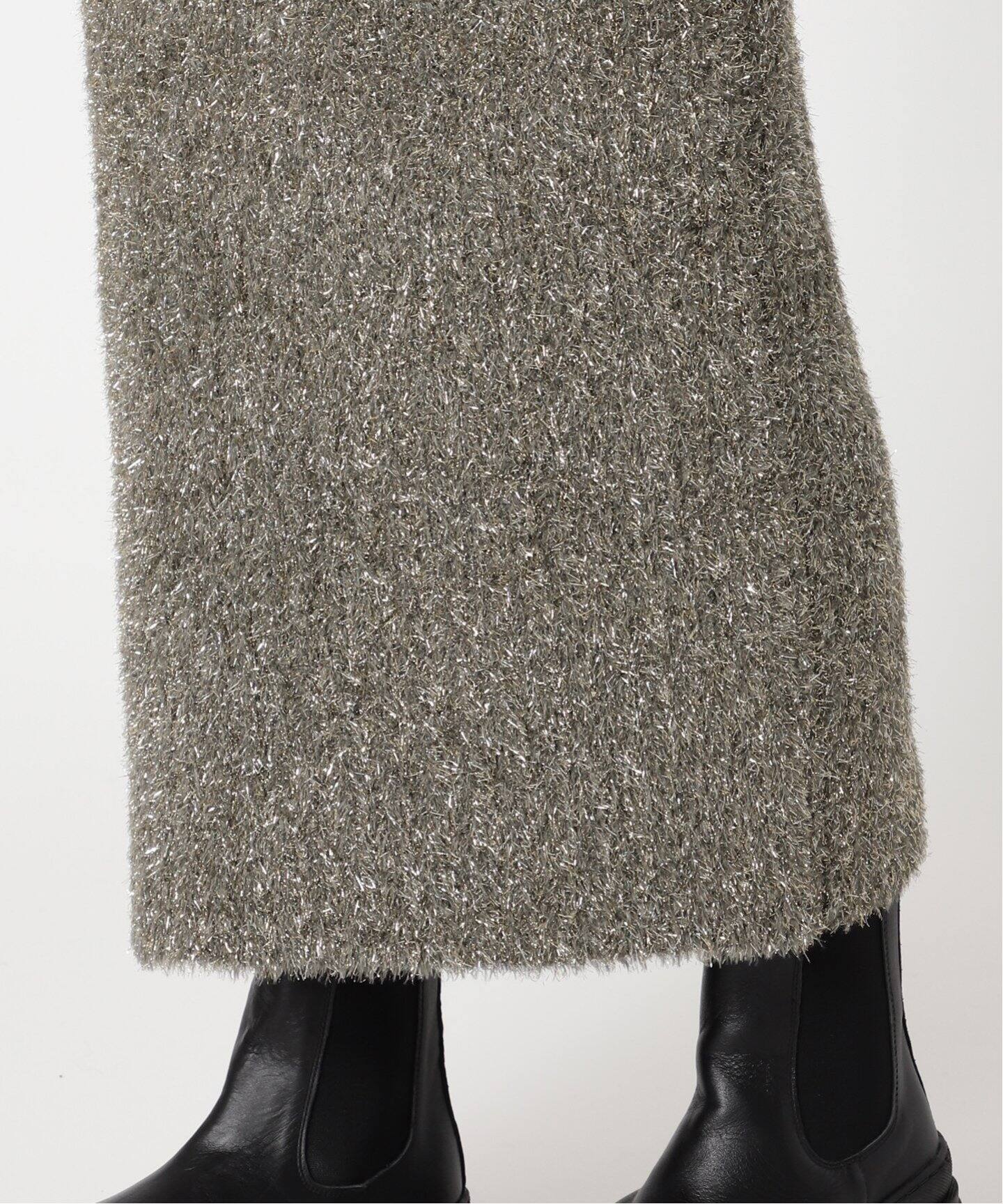 WONDER ラメリブスカート（ロング・マキシ丈スカート）｜CALMER（カル  