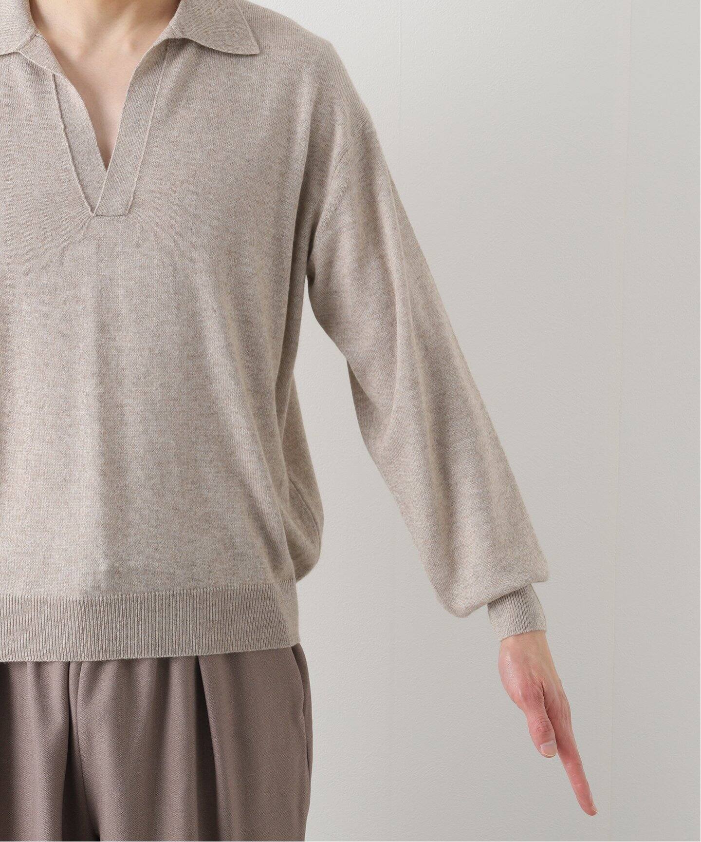 AURALEE / オーラリー】CASHMERE SILK KNIT SKIPPER PO（ニット 