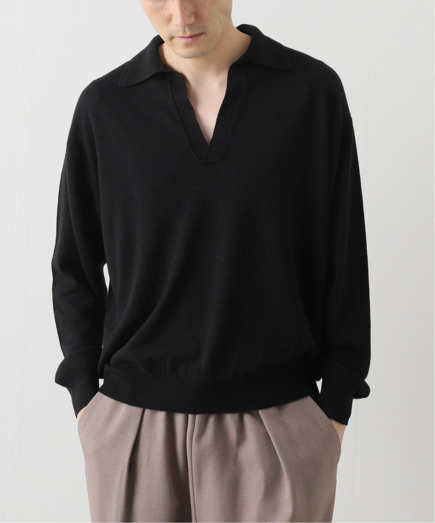 AURALEE / オーラリー】CASHMERE SILK KNIT SKIPPER PO（ニット 