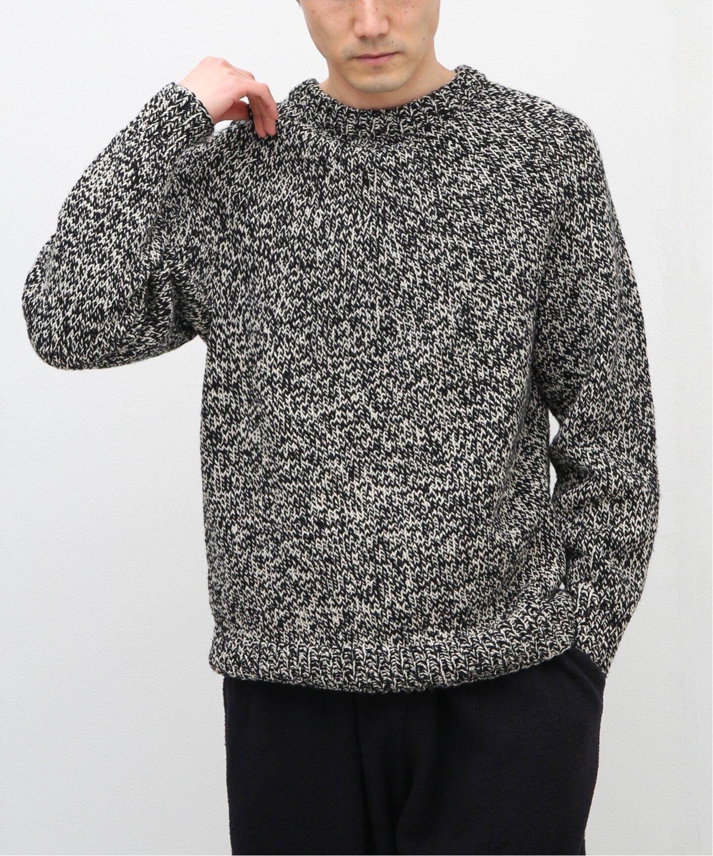 COMOLI / コモリ】 ハンドクルーネックニット（ニット／セーター  