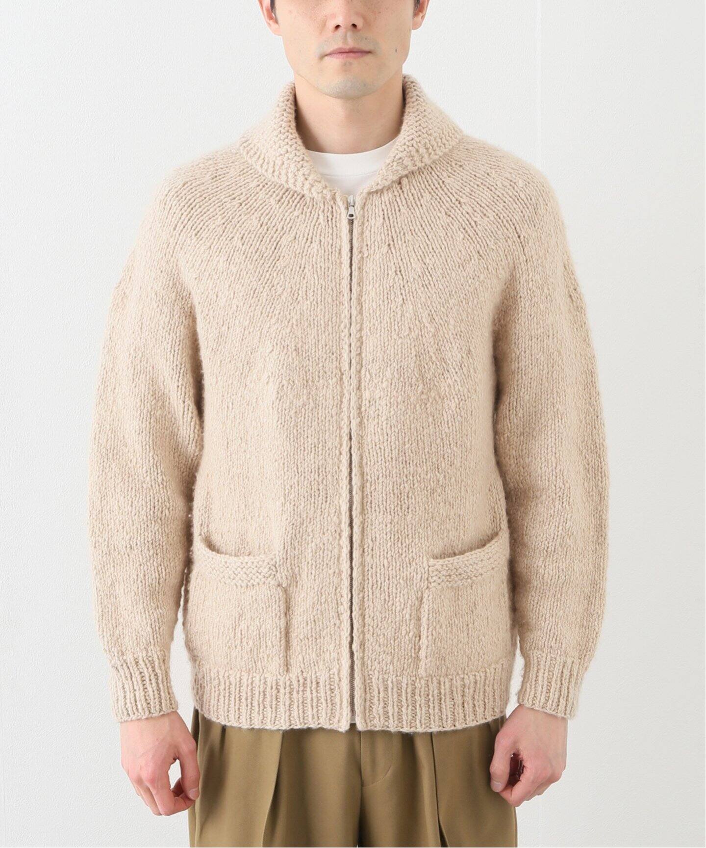 COMOLI / コモリ】ハンドスパン カシミヤ カウチンニット（ニット 