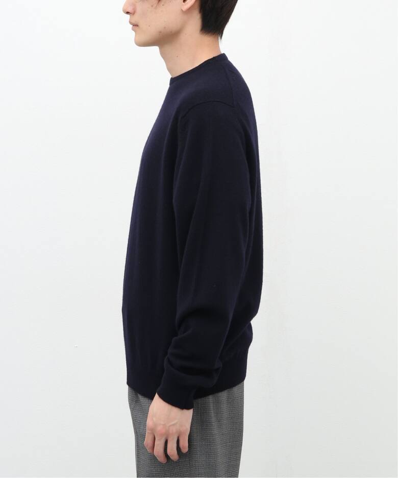 COMOLI 22AW SCOTT&CHARTERS別注 クルーネック NAVY トップス