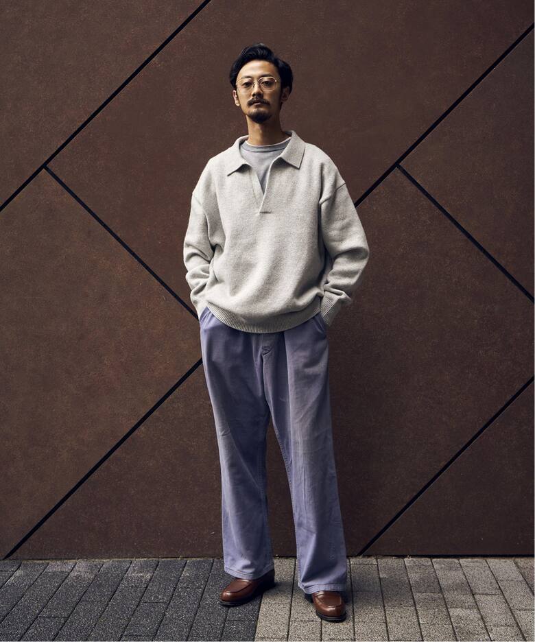 MEIAS / メイアス】別注 カシミヤ スキッパーニット（ニット／セーター 