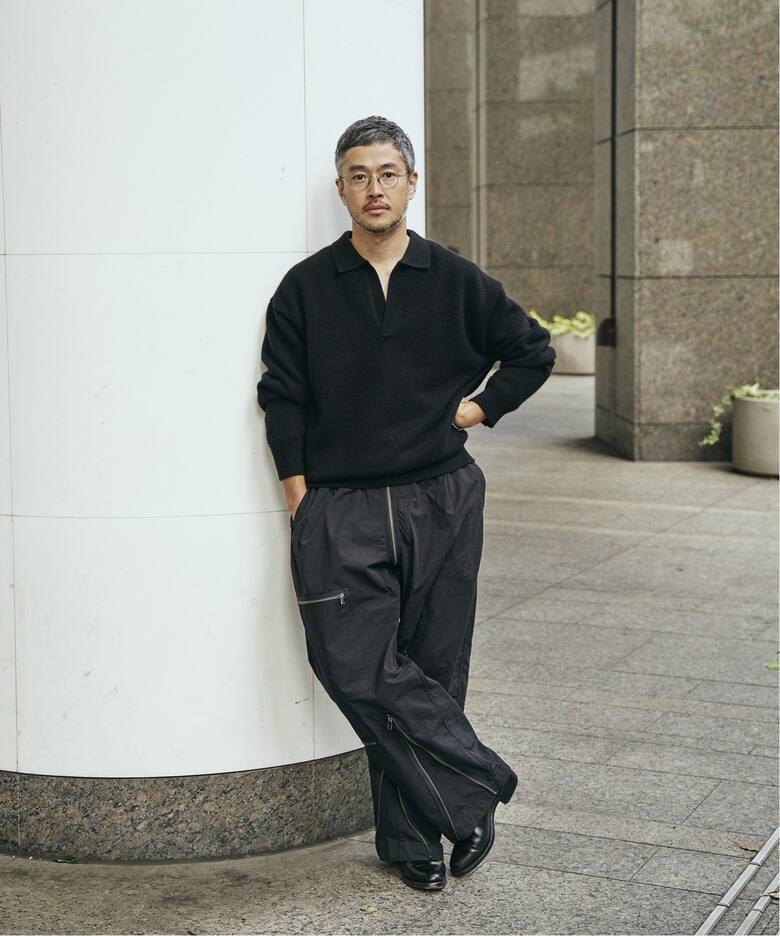 MEIAS / メイアス】別注 カシミヤ スキッパーニット（ニット／セーター 