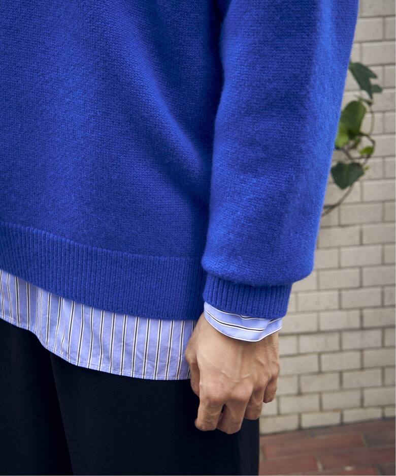 MEIAS / メイアス】別注 カシミヤ スキッパーニット（ニット／セーター 